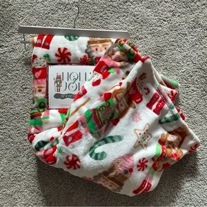 Holly Jolly Nutcracker Throw